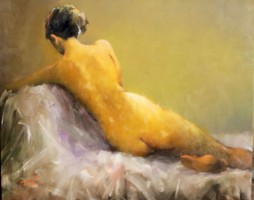 Nguyen Trong Tai, Morning Sunlight - ArtOfHanoi.com