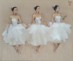 Nguyen Thanh Binh, Dancers - ArtOfHanoi.com