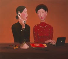 Nguyen Khac Chinh, Office's works 2 - ArtOfHanoi.com